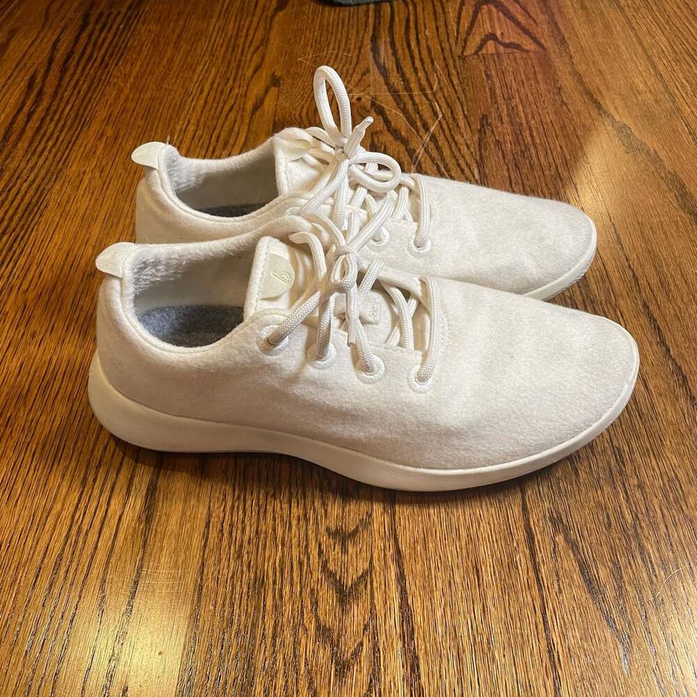 Allbirds Women's Wool Runners in Natural White